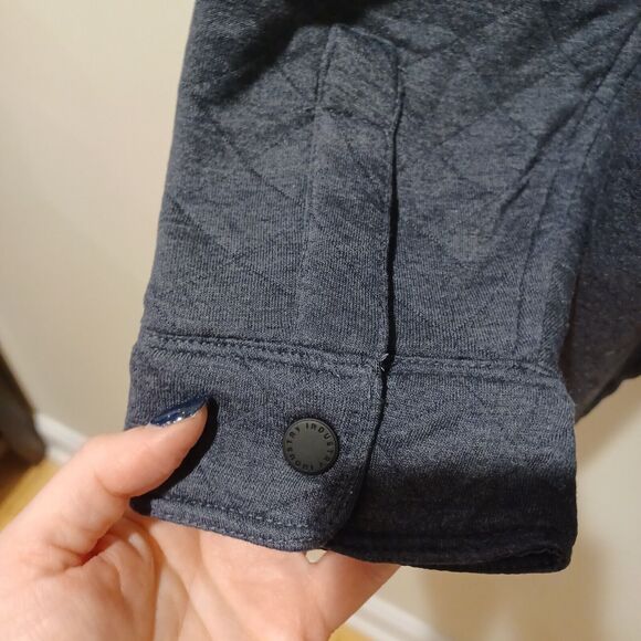 NWT Industry Republic Men's Gray Long Sleeve Snap Front Quilted Jacket Size XL - Picture 6 of 8